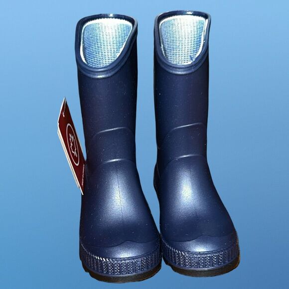NIB Baby Kamik Stomp Navy Waterproof Rainboots Size 5 - Picture 5 of 6